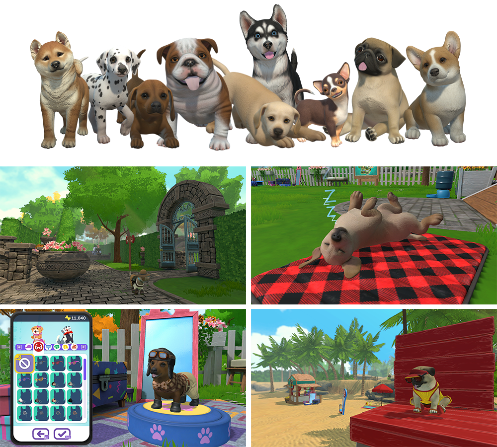 Nintendo Switch ソフト「LITTLE FRIENDS ~PUPPY ISLAND~体験版配信開始のお知らせ2