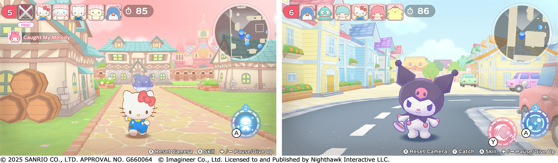 Nintendo Switch ソフト『サンリオキャラクターズ ミラクルマッチ マジカルおにごっこ』欧米及び豪州地域での発売開始のお知らせ2
